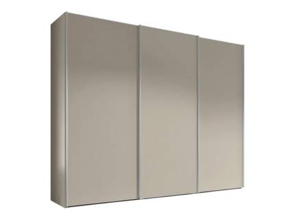Dulap cu 3 usi glisante 280x222x68cm sand mat, maner aluminiu, model 01 SINFONIE PLUS