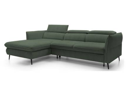 Coltar extensibil MANGO X cu lada pentru depozitare, tetiere reglabile, personalizabil 260-286x176cm