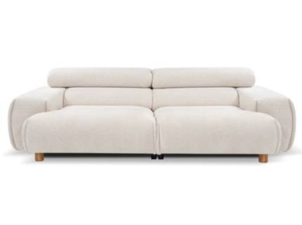 Canapea 2 locuri NARA fixa, cu tetiere reglabile, personalizabila 230x113cm