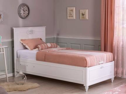 Pat cu lada (120x200cm) ROMANTICA 